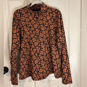 Maeve Printed Turtleneck